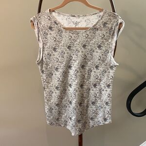LOFT  Linen  Sleeveless Top